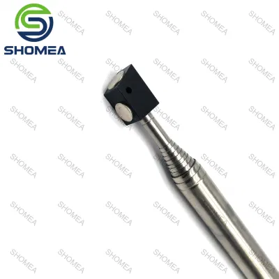 Shomea カスタマイズされた高研磨ステンレス鋼伸縮ポール磁気ヘッド
